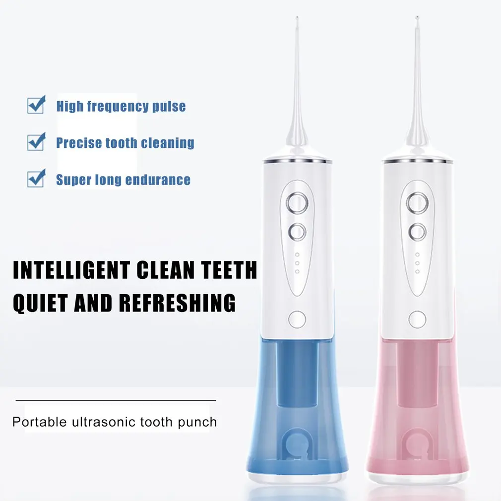 

Electric Oral Irrigator Tooth Cleaner Tooth Care Tool Kit Water Oral Care WaterProof Portable Water Flosser Tank Dental Flosser