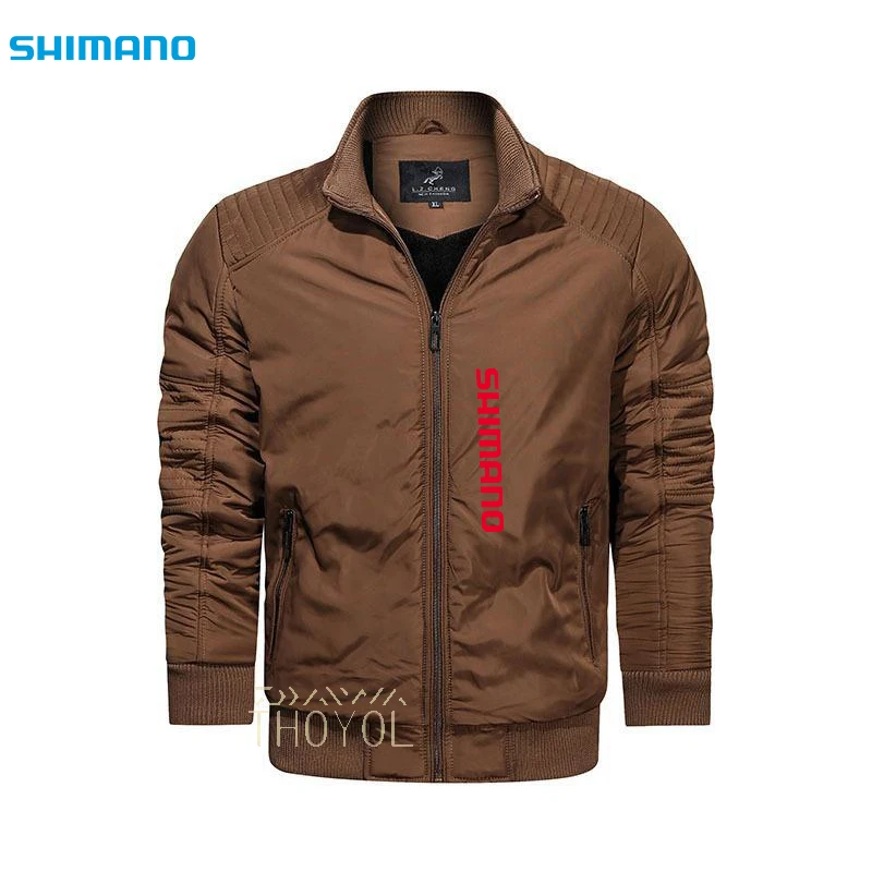 

Новая осенне-зимняя уличная теплая куртка Shimano с мягкой оболочкой, быстросохнущая ветрозащитная облегающая Мужская одежда для рыбалки с за...