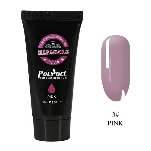 rose pink 30 мл; Гель-лак для ногтей УФ светодиодный поли Сушилка для ногтей для дизайна ногтей Быстрый строитель переходник для маникюра Инструменты для наращивания гель GY6 - Цвет: rose pink