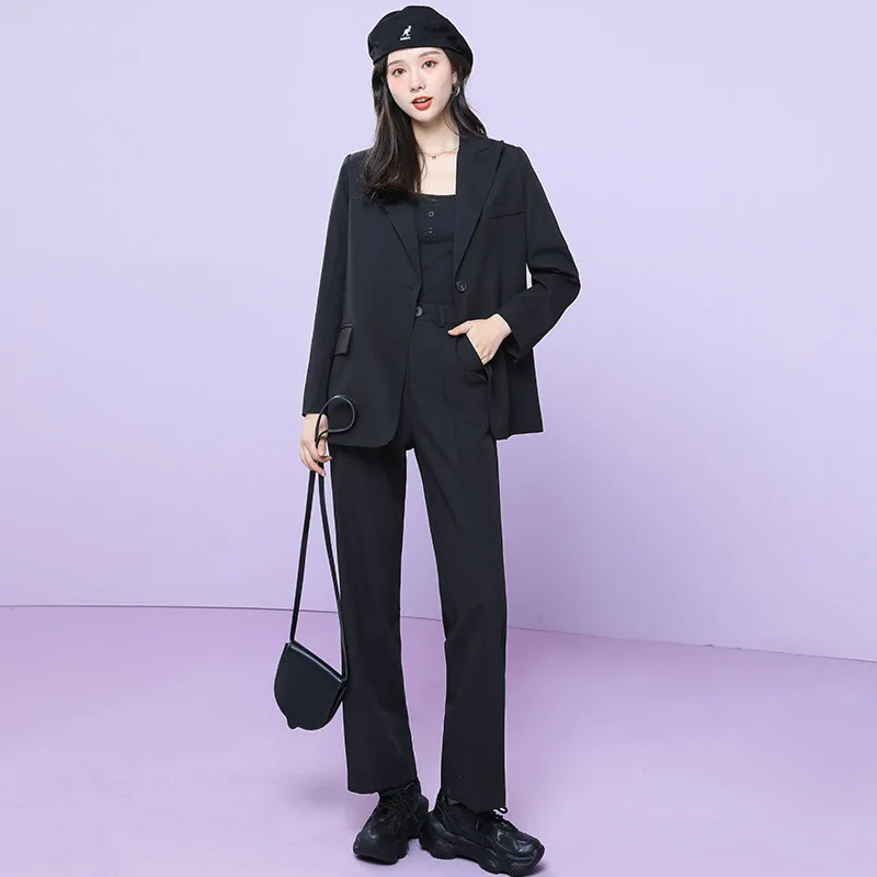 

Women's suits female pants suits two-piece spring and autumn casual jacket feminine elegant professional work women's clothes