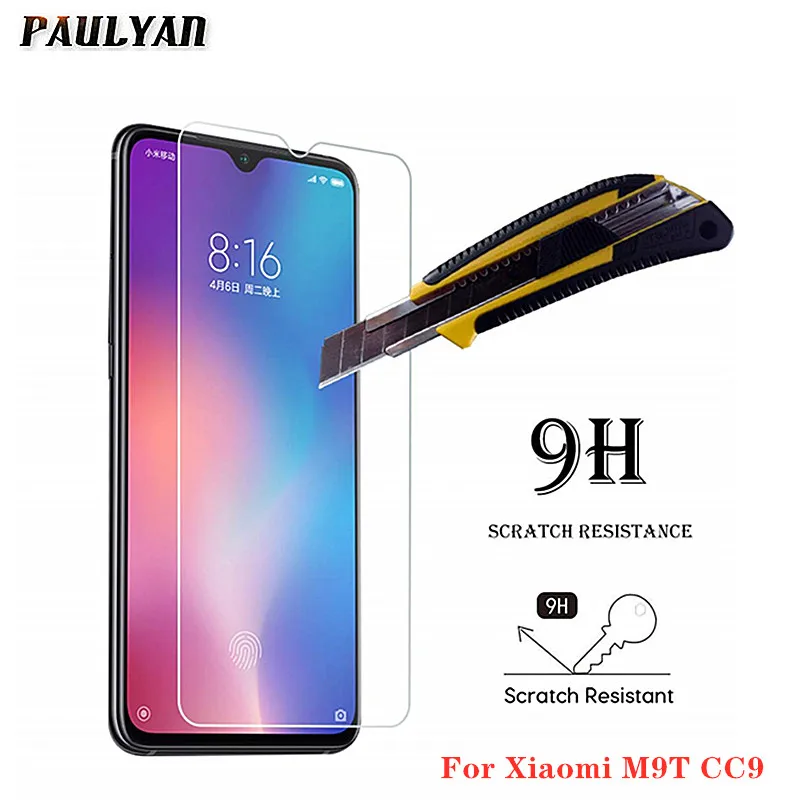 2 шт. Защитное стекло для Xiaomi 9T Pro CC9 на CC9e 9tpro закаленное mi защита экрана 9H |