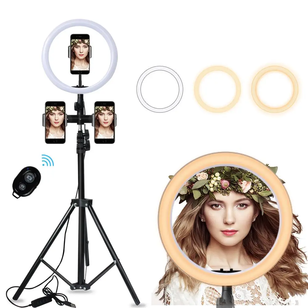 Zayex 10 дюймов фотостудия светильник ing светодиодный кольцевой 3200 5600k фотографии
