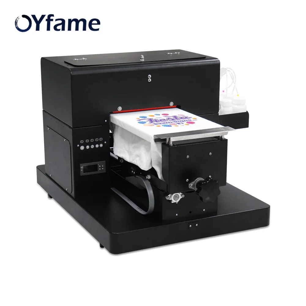 Планшетный принтер OYfame A4 Принтер DTG для футболок ткани хлопка одежды планшетный с