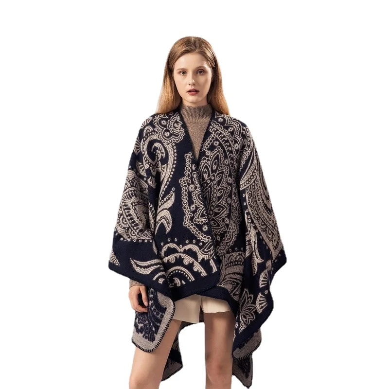 

Роскошная накидка, шарф, кашемировые вязаные шарфы из пашмины с кисточками на осень и зиму, шарфы, шали, шарфы