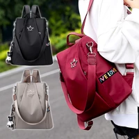 fashion anti theft women backpack waterproof oxford school bag for teenager large capacity unisex travel backpack 2020 new