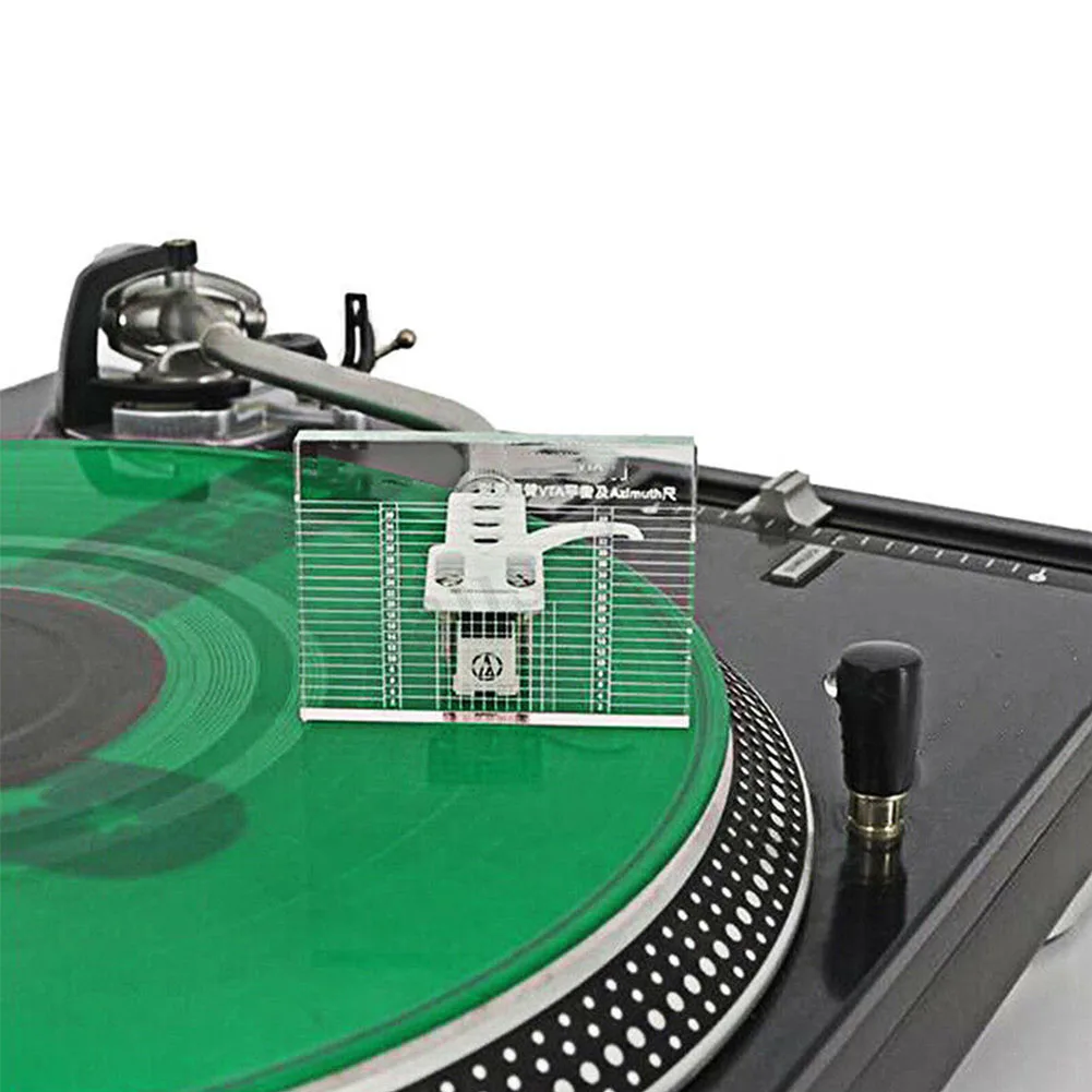 Turntable VTA Azimuth Ruler Phono Tonearm Accessories Vinyl Player Balance Parts Acrylic Lp Measuring Clear | Электроника
