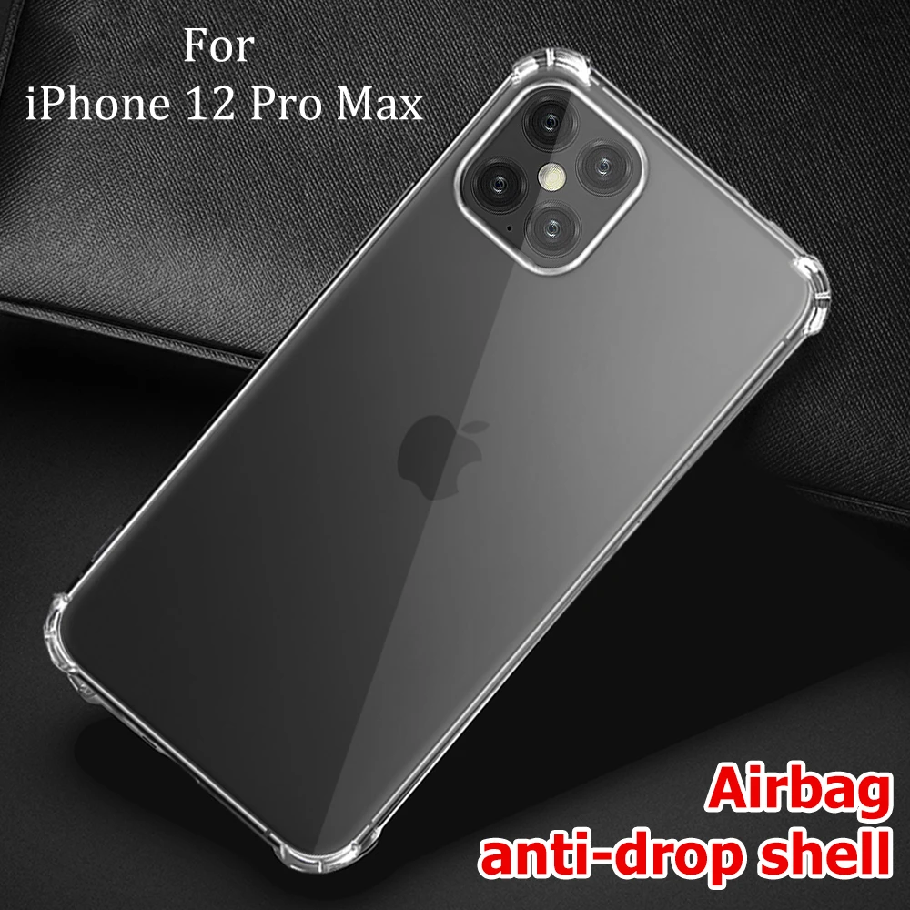 Противоударный прозрачный мягкий силиконовый защитный чехол для iPhone 11 Pro Max 7 6 6s 8