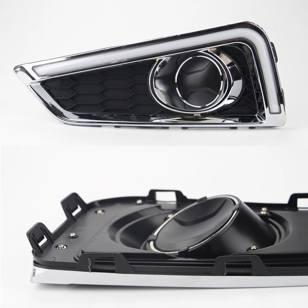 CSCSNL 2 шт Автомобильный светодиодный дневной светильник LED DRL для Honda City 2015 2016 с