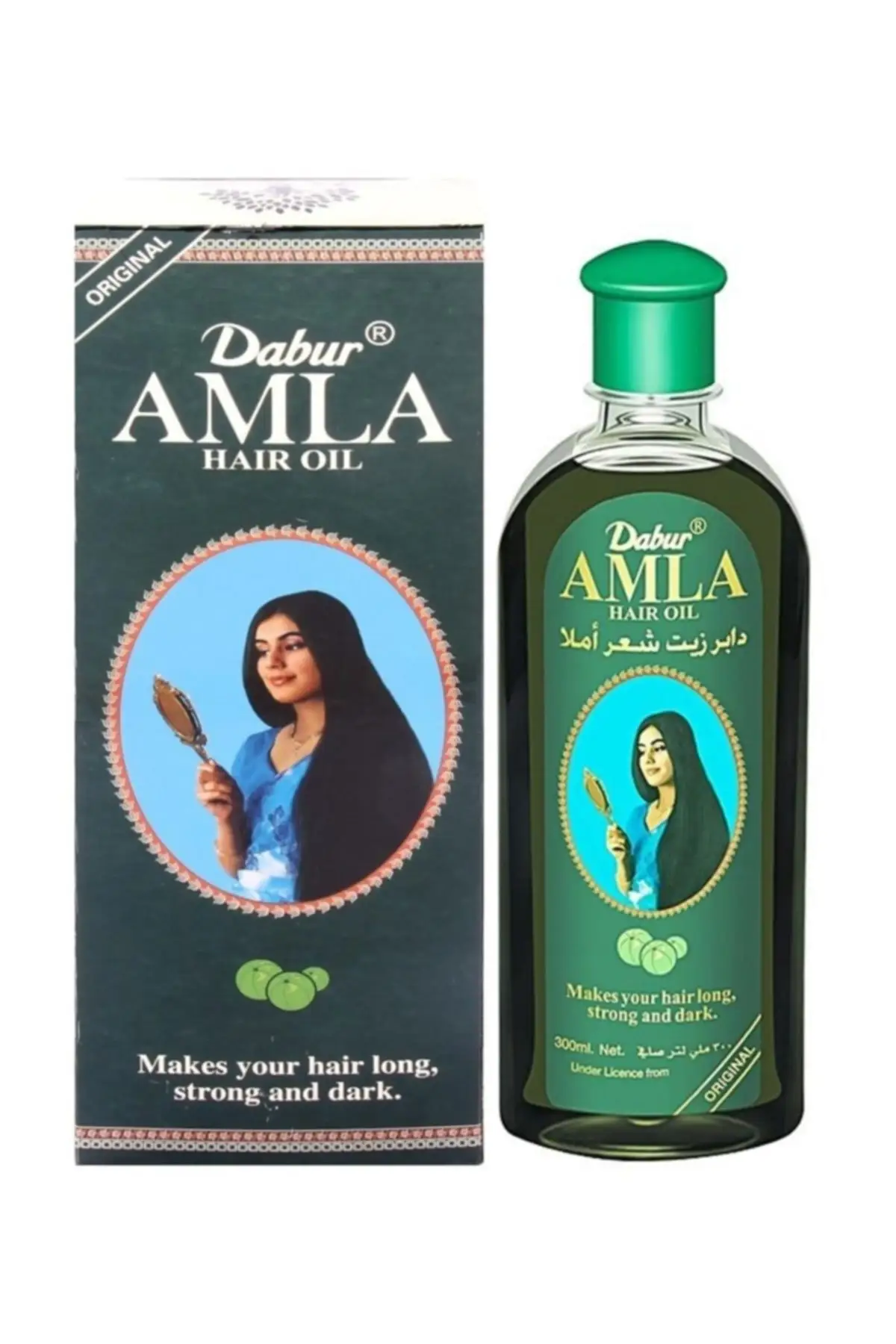Масло для ухода за волосами dabur amla 200 мл прочное и хорошо ухаживающее масло легко