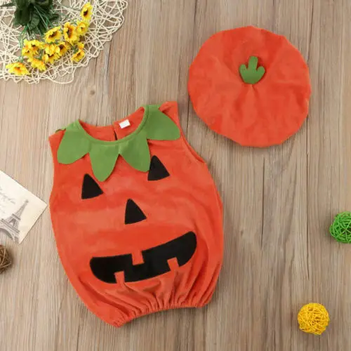 

Newborn Fancy Halloween Newborn Toddler Baby Girl Boy Top Dress Pants Outfits Clothes