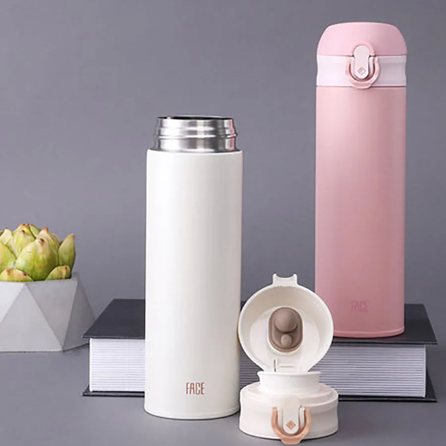 Бутылка термос 500 мл чашка Нержавеющая сталь Кофе кружка бутылка для воды