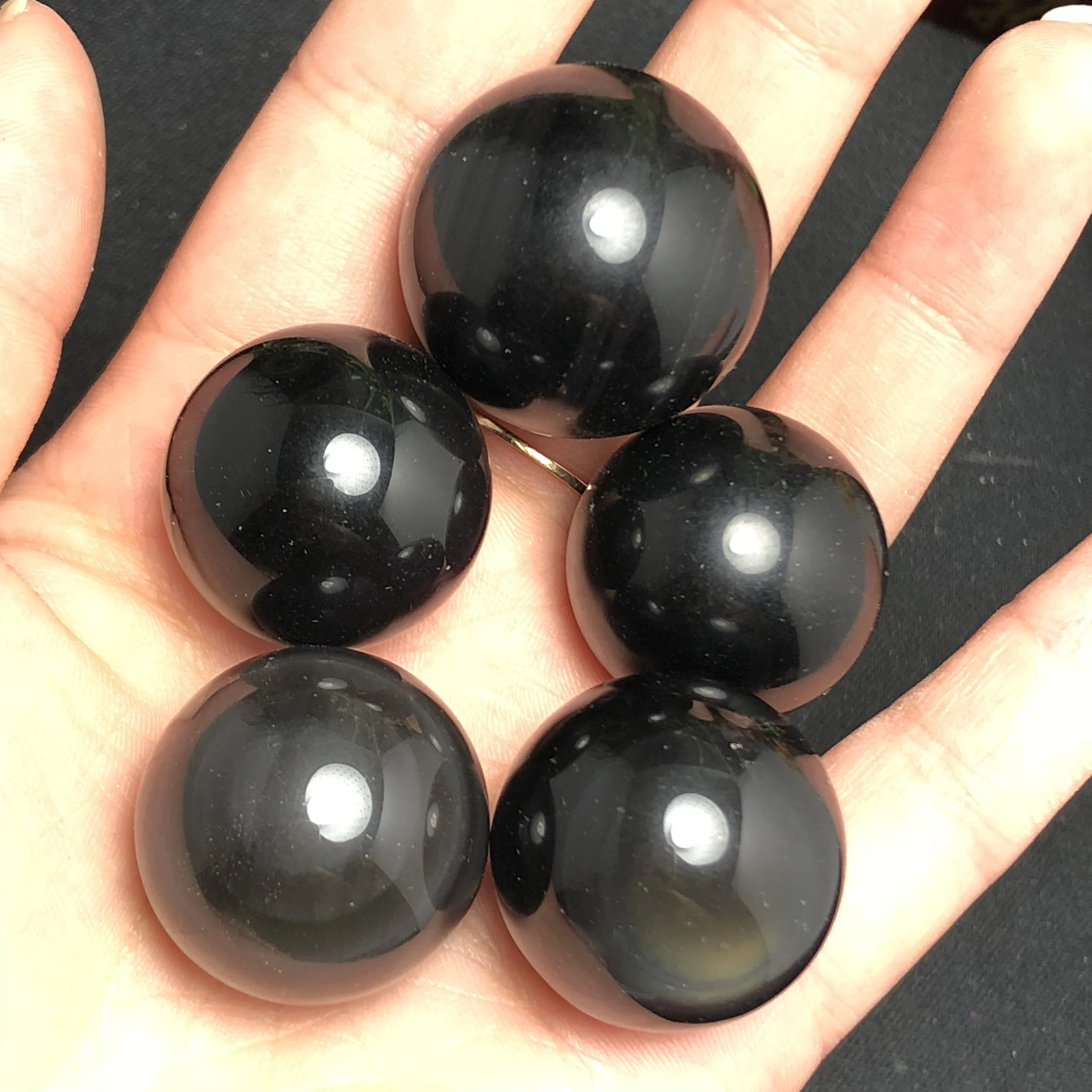 5 шт. натуральный обсидиан мраморный кристалл кварца и минеральной Рэйки лечение