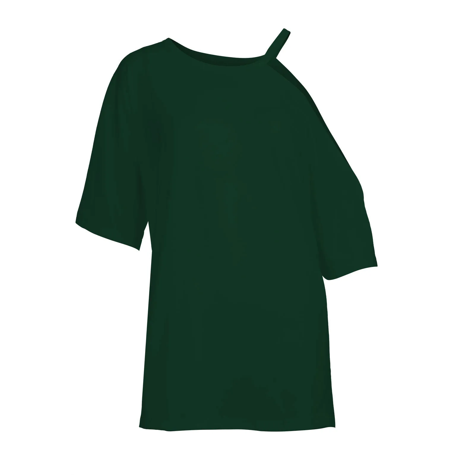 

Women's Short-Sleeved Spring And Summer New TShirt Women Off Shoulder Casual Tops Fashion Blouse Vest Baggy Blusas Pullover 2021