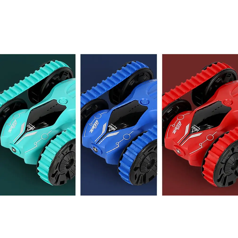 Гусеничный двухсторонний трюковый автомобиль с дистанционным управлением