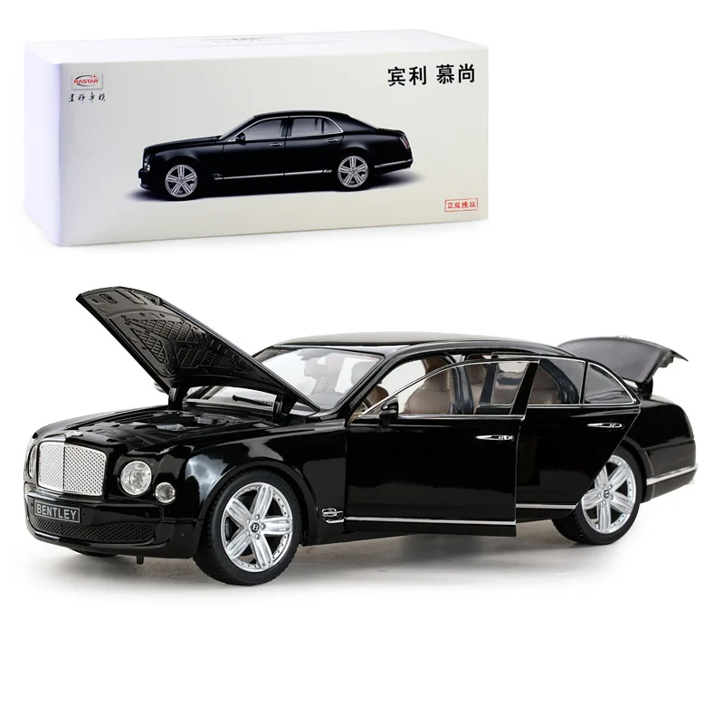 1:18 высококлассная модель Metaltley Mushang из сплава статическая автомобиля 6 открытые