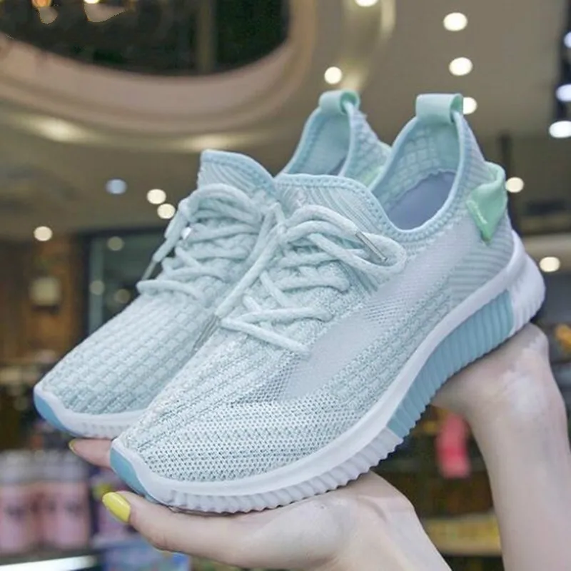 2020 женская обувь кроссовки для пешего туризма модная летняя светильник туфли из