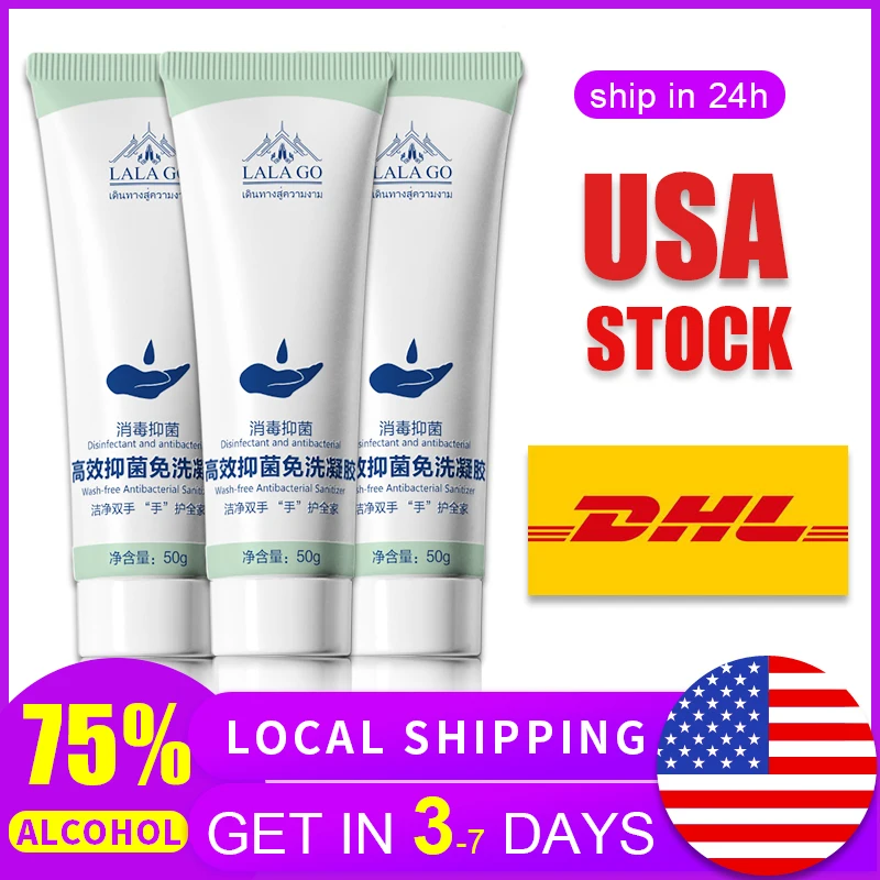 Портативный Дезинфицирующий Гель для рук 75% спирт одноразовый безводный анти