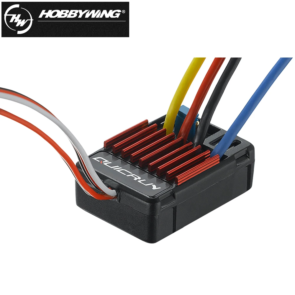 Hobbywing quirun 1625 25A 2 3S Lipo Brushed ESC 6 в/1A BEC выход для 1:16 1:18 туристические автомобили Багги