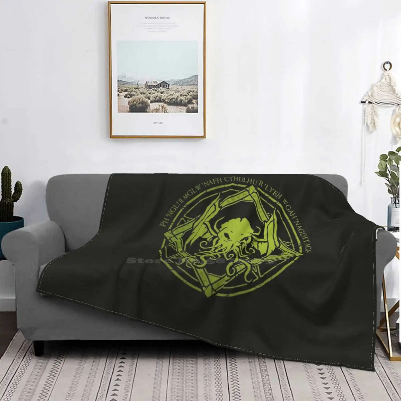 

Новое поступление, модное фланелевое одеяло Cthulhu с надписью «Love-Sing»