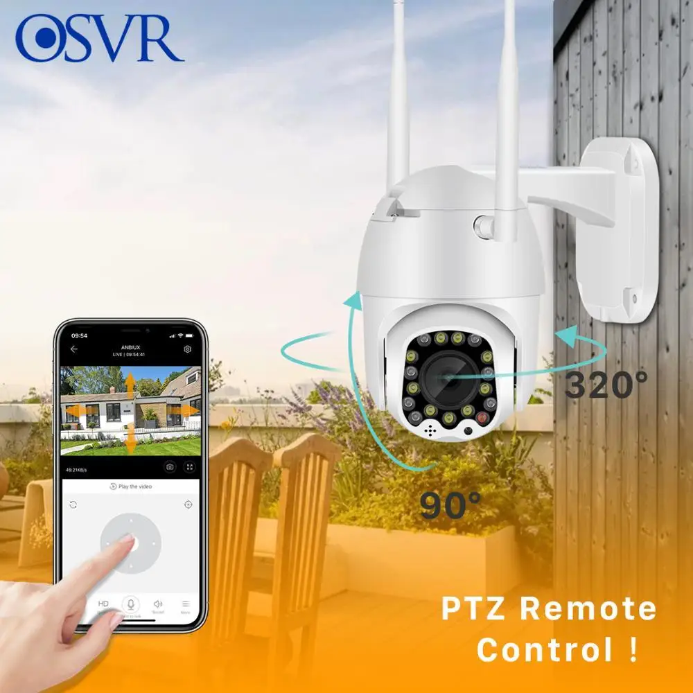 1080P FHD камера наблюдения s с Wi-Fi открытый 2MP автоматическое отслеживание дома