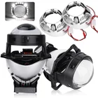 Линзы для проектора, 3,0 дюйма, би светодиодный, H4, H7, HB3, HB4, 9005, 9006, 30000LM