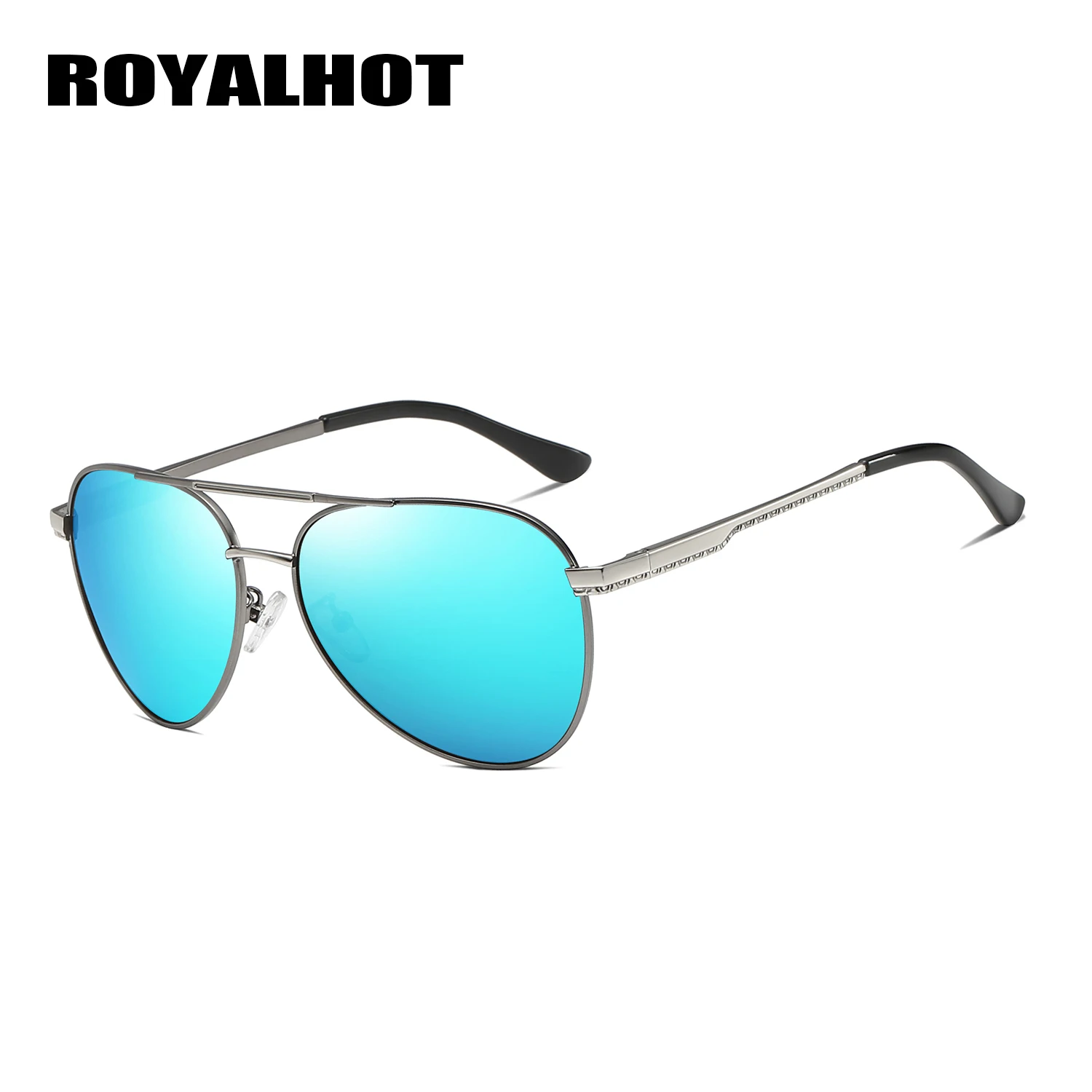 RoyalHot, мужские, женские, поляризационные, алой, овальная оправа, солнцезащитные очки, для вождения, солнцезащитные очки, оттенки, Oculos masculino, мужские, 900221 - Цвет линз: grey blue