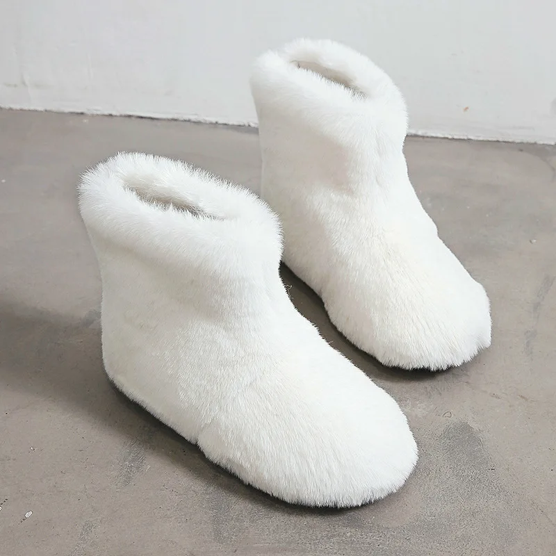 

Women Snow Boots Platform Winter Boots Warm Plush Non-slip Ladies Boots Botas Mujer Booties Ankle Boots for Women Shoes Woman