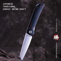 katsu collection pocket knife d2 edc sharp blade folding knives g10 handle edc tools knife for outdoor camping survival