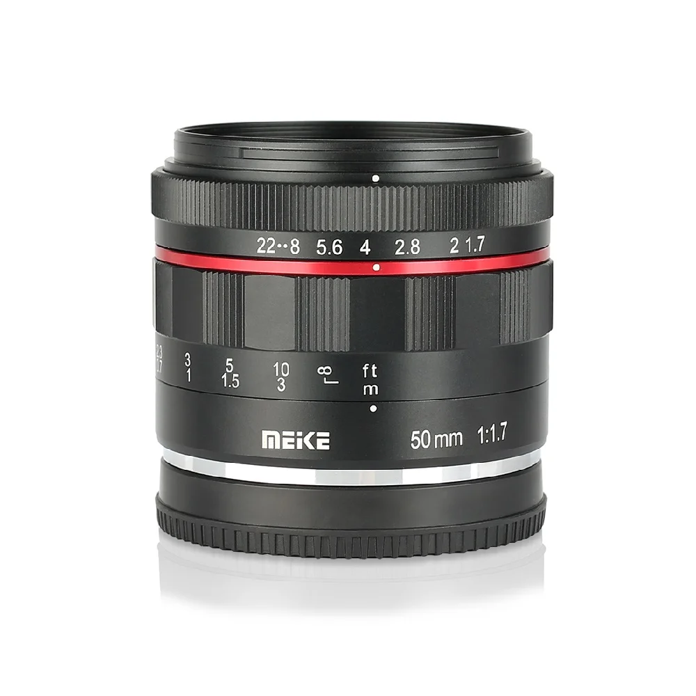 Meike 50 мм f1.7 полноразмерный объектив с ручной фокусировкой для Fuji X | Электроника