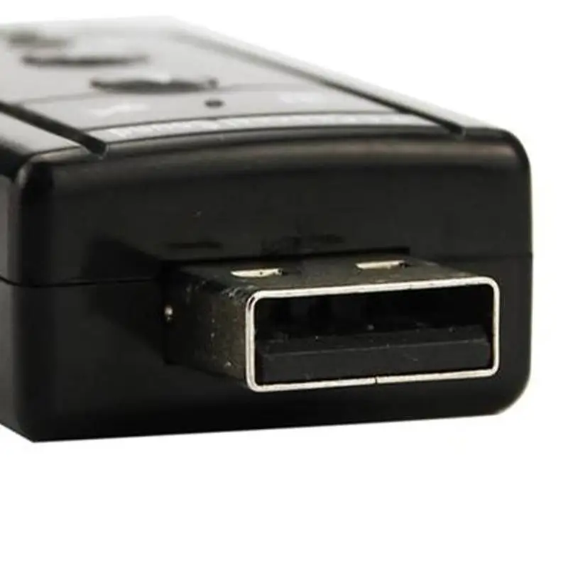 

7.1 Externe USB Sound Kaarten Draagbare USB 2.0 Externe Channel Virtual 3.5mm 7.1 Hoofdtelefoon Adapte Stereo Geluidskaart R1Z8