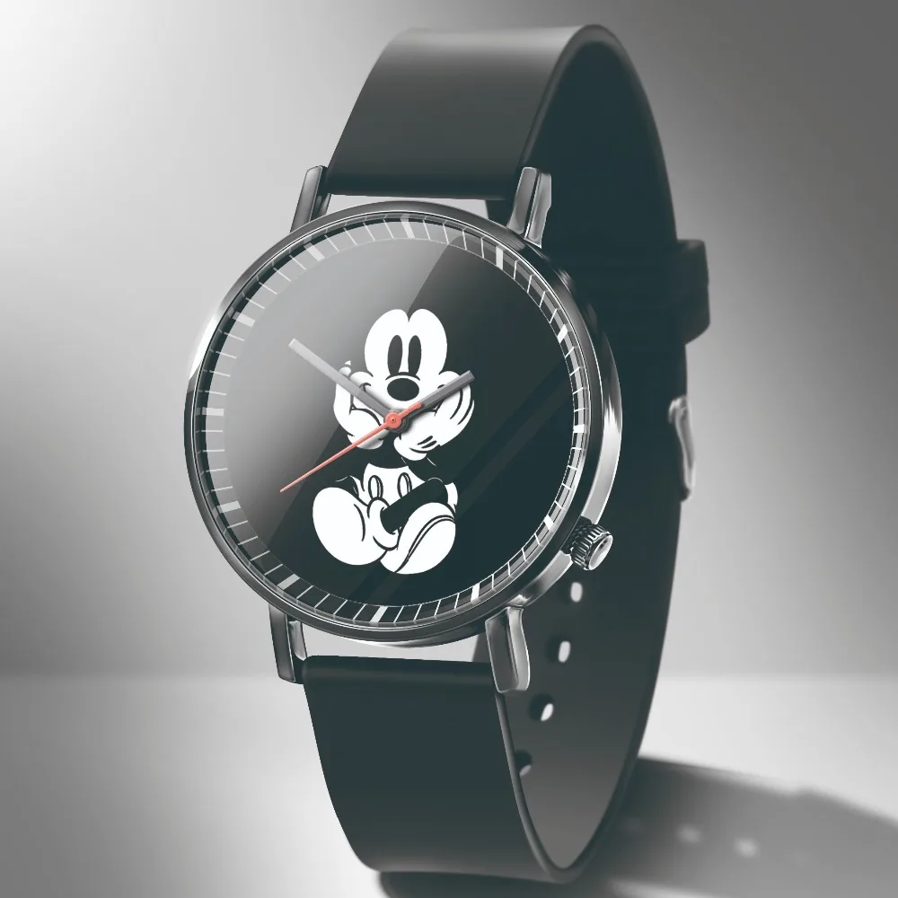 

Reloj Mujer Hot New Fashion Mickey Watch Anime Cartoon Children Watch Silicone Strap Women Quartz Watches Relogio feminino