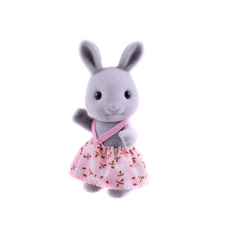 Sylvanian Families кукольный домик пушистая фигура мебель и аксессуары Rabbit Sister набор для