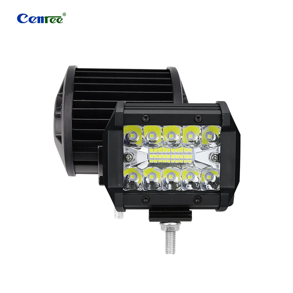 1 шт 60W светодиодный автомобильный светильник прожектор Светодиодный бар 4x4