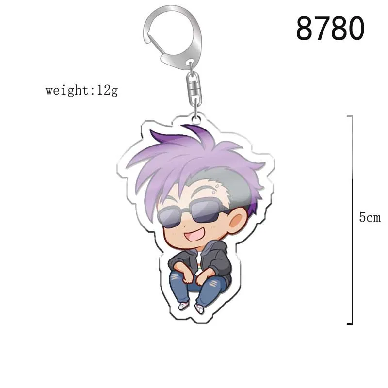 Брелок для ключей из японского аниме акриловый мультяшный брелок с рысь лусь