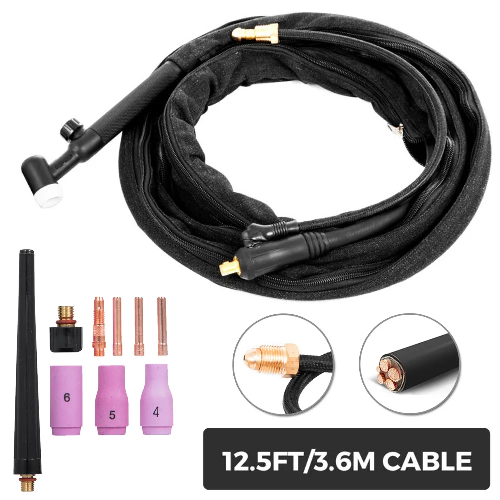 

Фонарь сварочный гибкий с воздушным охлаждением, 150 А, 12 футов