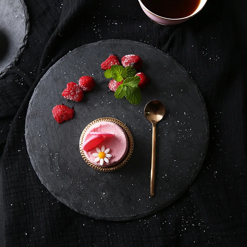 Светильник роскошный черный диск ковбойский поднос холодной резки креативный