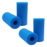 4pcs foam filter sponge for intex type a reusable washable swimming pool aquarium filter accessories