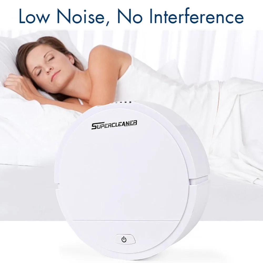 Автоматический умный практичный робот пылесос с низким уровнем шума для сухой и