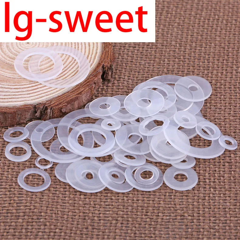 

Soft Nylon Gasket Nylon Gasket Nylon Insulated Flat Pad Plastic Gasket Plastic Gasket M3-M20 30PCS