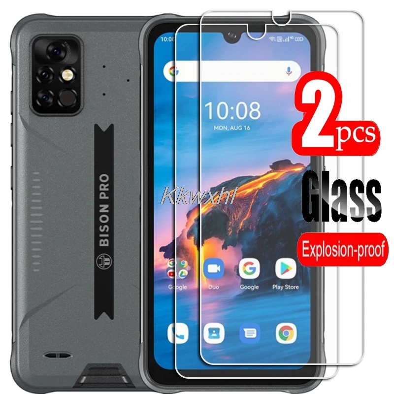 2pcs for umidigi bison pro high hd tempered glass protective on umi bisonpro 2021 phone screen protector film free global shipping