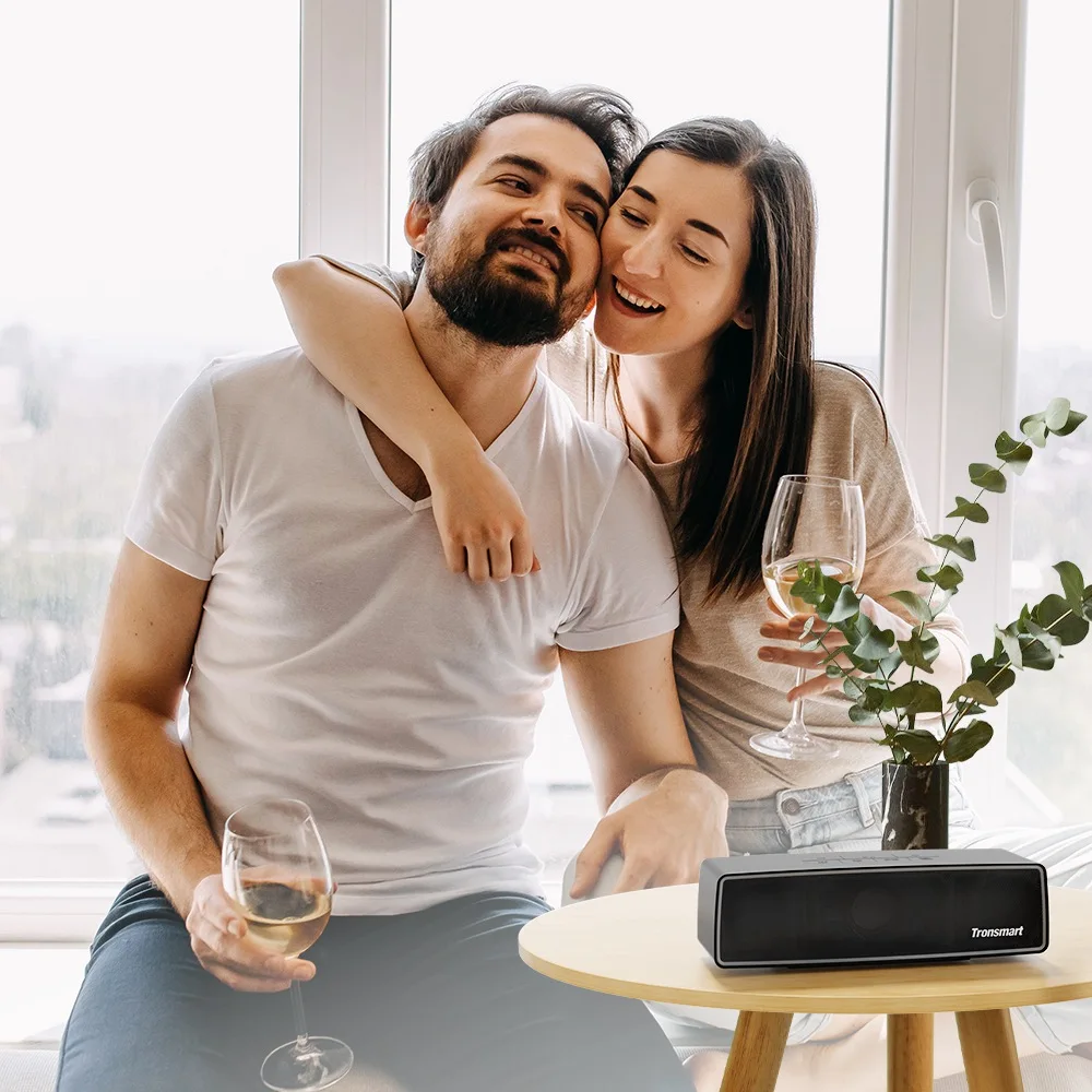 Tronsmart Studio Bluetooth Speaker 30W Portable Wireless with HiFi Deep Bass 100 Speakers Pairing Aluminum Soundbar | Электроника
