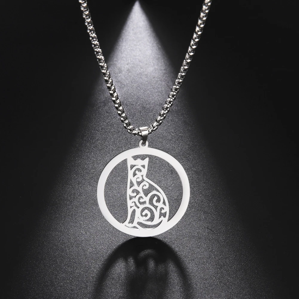 Ожерелье с подвеской в виде животного кота лошади единорога |