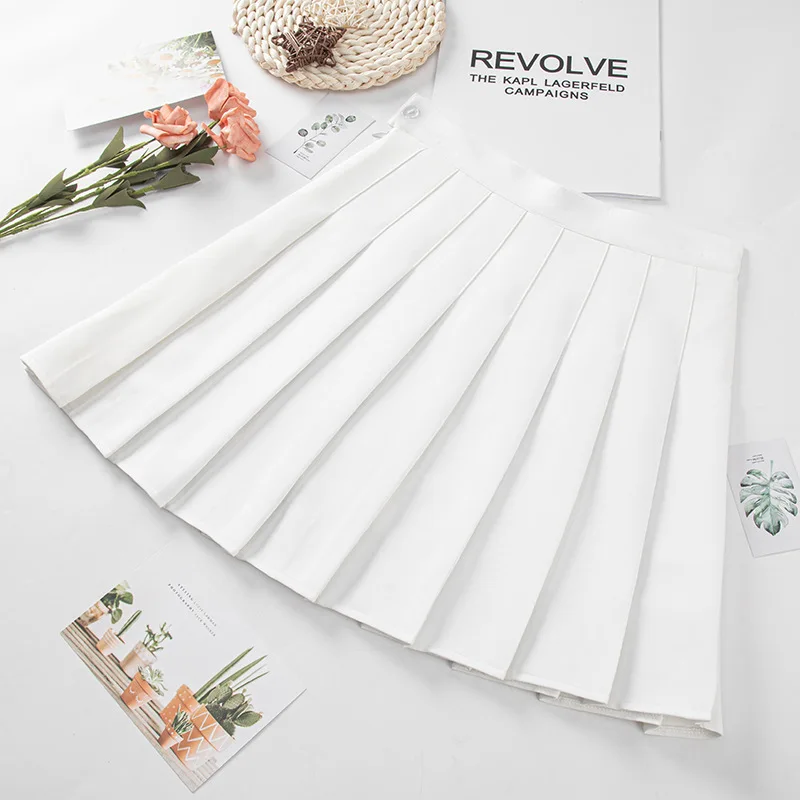 

2021 Fashion New Xs-2xl Harajuku Women Fashion Summer High Waist Pleated Skirt Wind Cosplay Plaid Skirt Kawaii Female Skirts