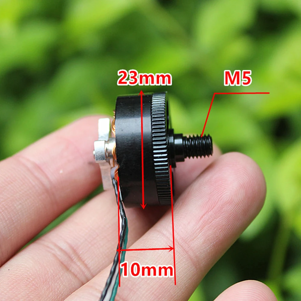2 шт./лот CW + CCW Mini 1805 бесщеточный двигатель 1720KV 2S-3S DC для передвижной машины RC Drone Tail