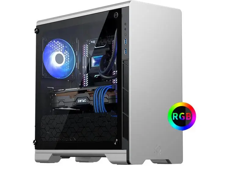 PHANTEKS MG (Metallicgear) 410 mATX чехол для компьютера (RGB управление светильник/Поддержка 240