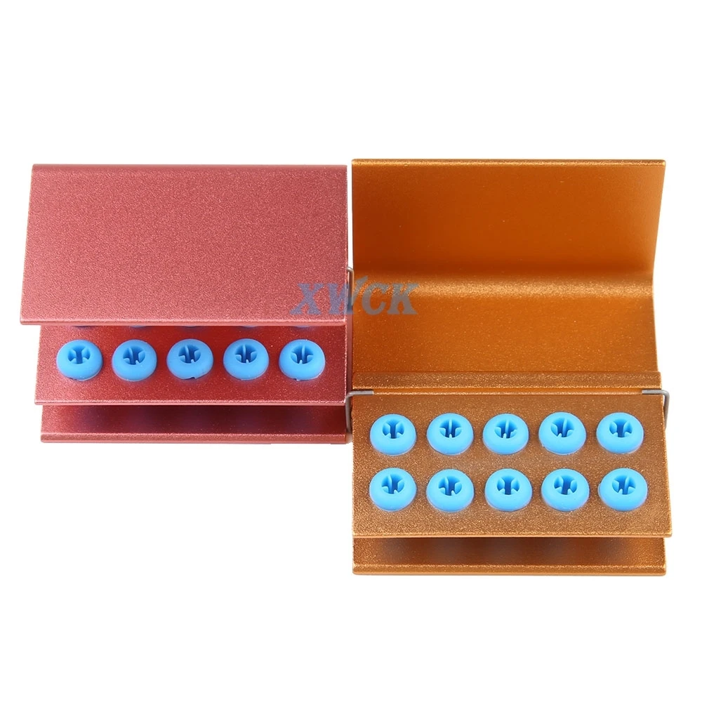 10 отверстий технические блоки стоматологический автоклавируемый держатель Burs