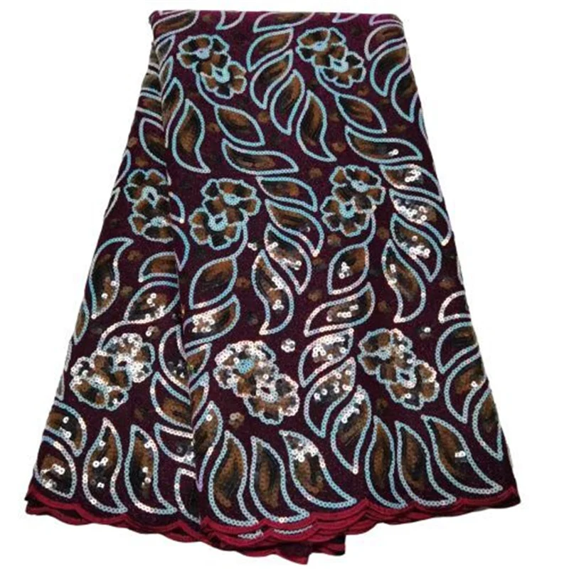 

Бархатная кружевная ткань, африканская кружевная ткань 2022, высококачественное кружево с блестками, французская нигерийская кружевная ткан...