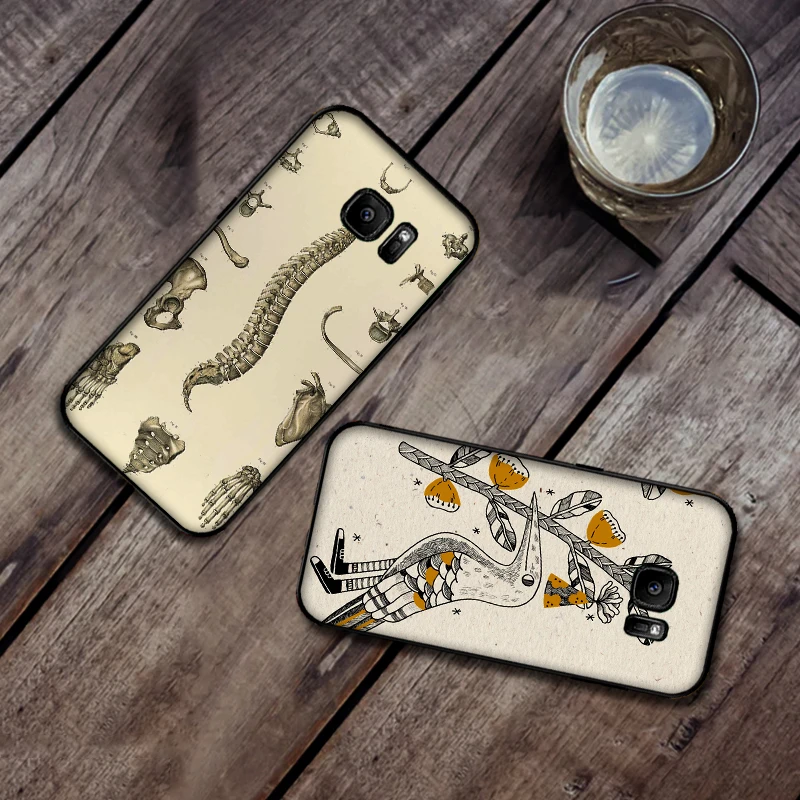 Чехлы для samsung S8 S9 S10 Plus рисунок иллюстрации NOTE 8 9 M10 M20 M30 S6 S7 Edge чехол телефона