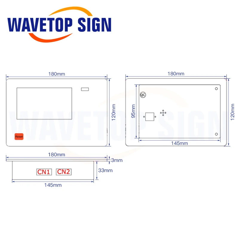 WaveTopSign AWC708C CCD видение позиционирования CO2 лазерная Система управления камерой
