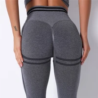 stretchy gym skinny seamless leggings tummy control fitness pants high waist sport gym leggings running pants women